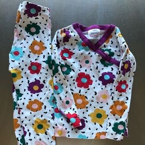 Hanna Andersson girls long john pajamas.